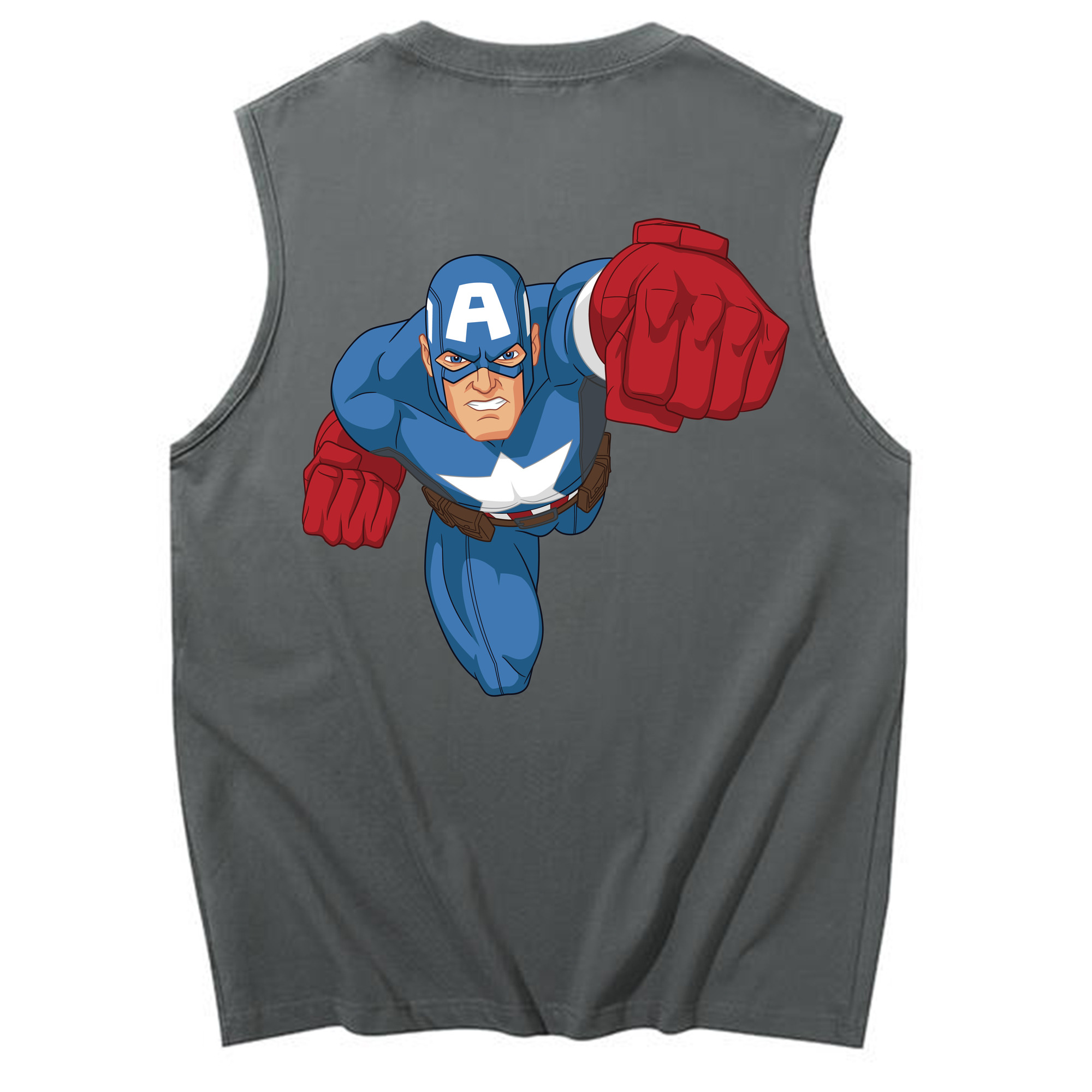 （画像用） アベンジャーズ The Avengers コットン100％タンクトップ（背面プリント）